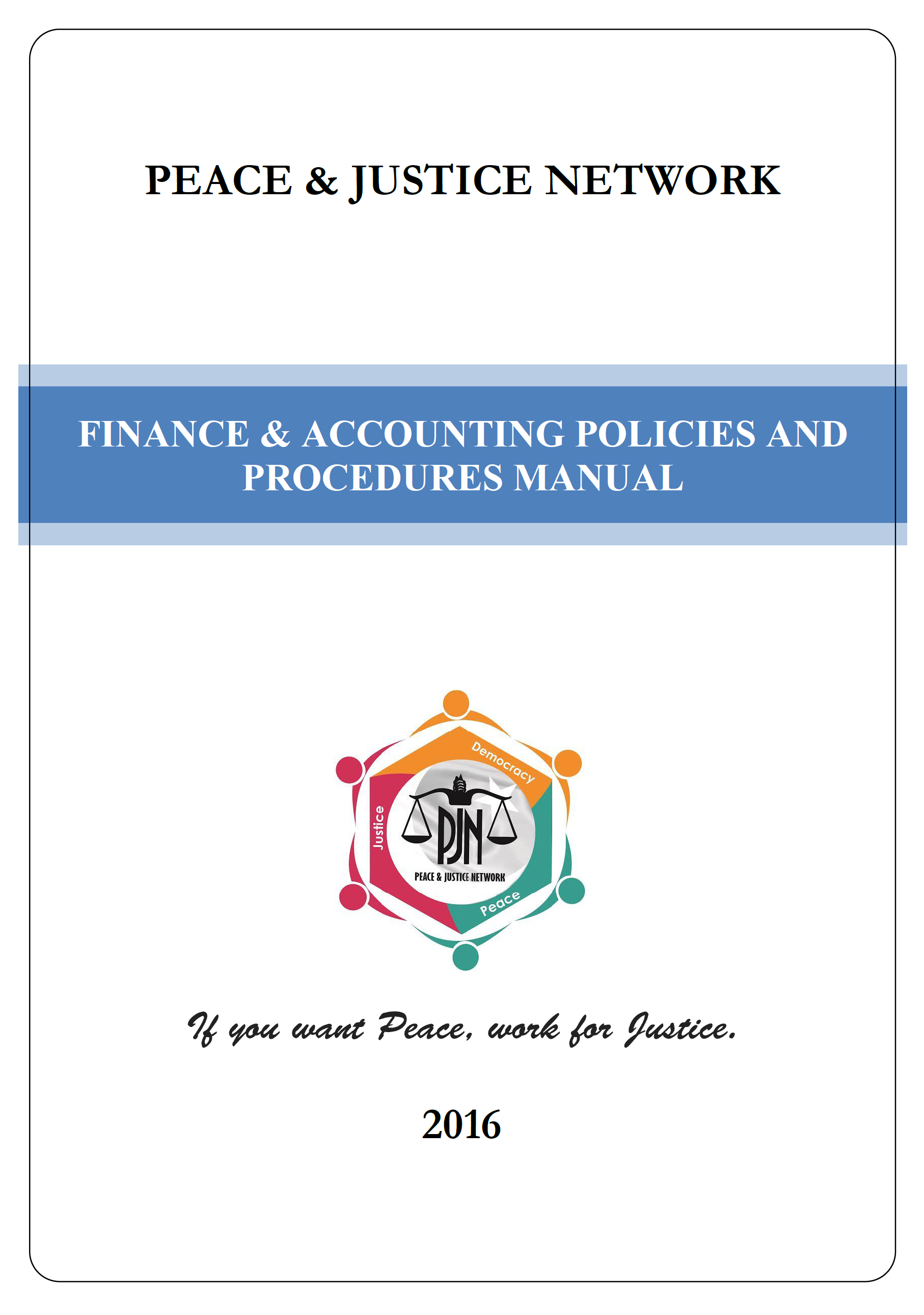Finance and Accounting Manual PJN